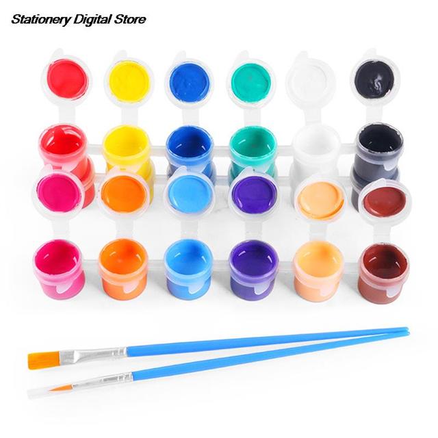 1 Set 3ml Hand-painted Watercolor Acrylic Paint Children Painting Pigments  DIY Art Graffiti Pigment Set - AliExpress